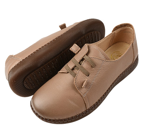 Pantofi casual, dama, FORMAZIONE, D3366B bej, piele naturala